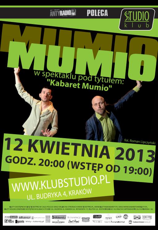 KONKURS: Kabaret Mumio w Studiu Kabaretu!