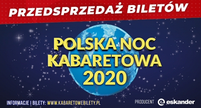 Polska Noc Kabaretowa 2020 – Śmiech w wielkim mieście!